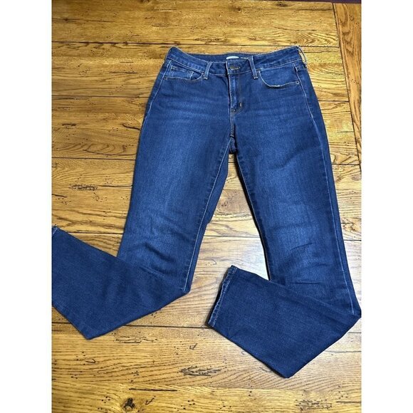 Old Navy Jeans Pop Icon Skinny Mid Rise Size 4 Dark Blue J18 - Picture 1 of 9